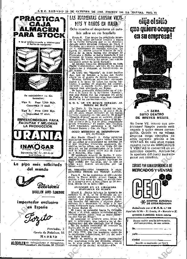 ABC MADRID 10-10-1964 página 64