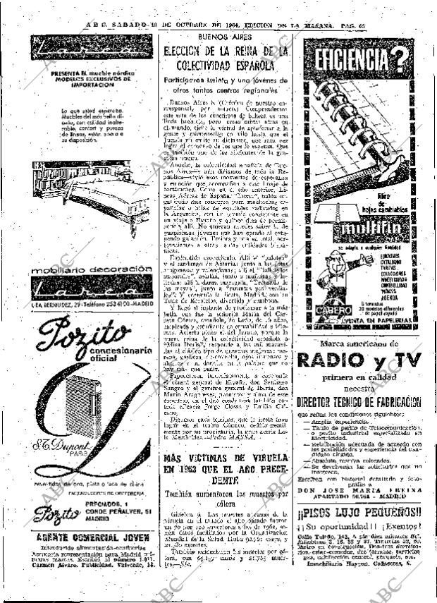 ABC MADRID 10-10-1964 página 66