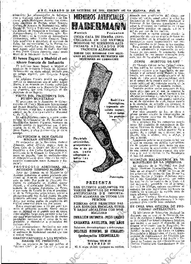 ABC MADRID 10-10-1964 página 70