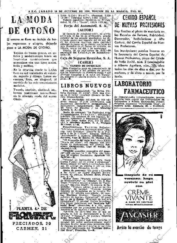 ABC MADRID 10-10-1964 página 88