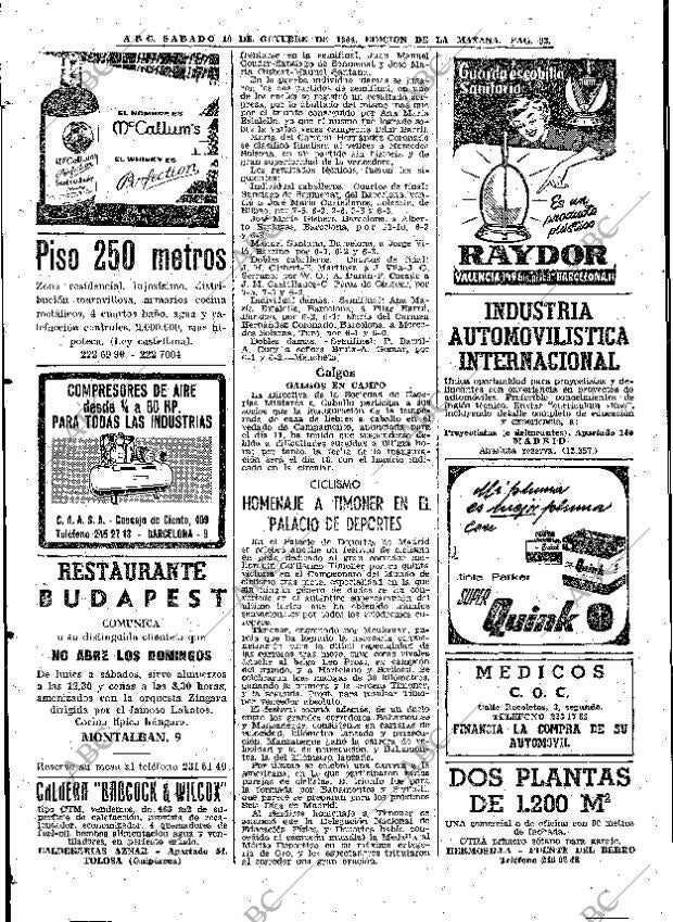 ABC MADRID 10-10-1964 página 92