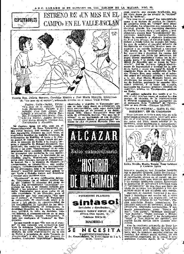 ABC MADRID 10-10-1964 página 93