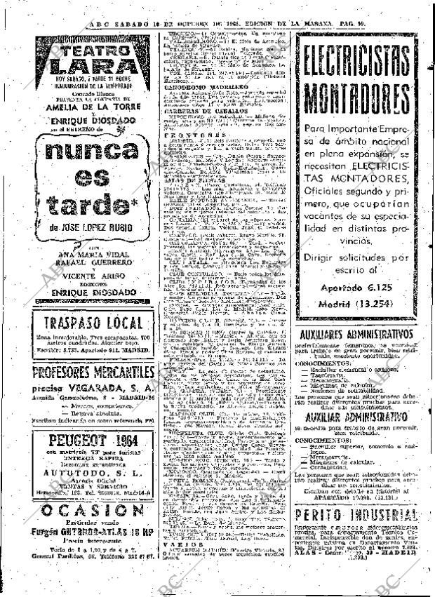ABC MADRID 10-10-1964 página 99