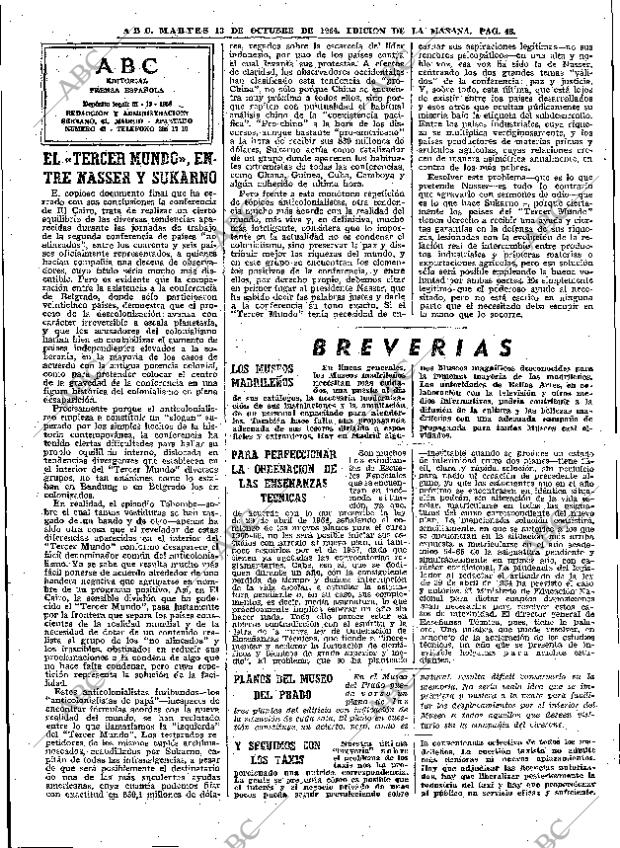 ABC MADRID 13-10-1964 página 48