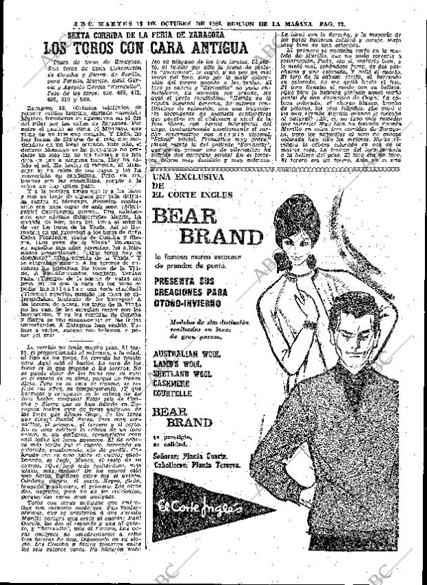 ABC MADRID 13-10-1964 página 73