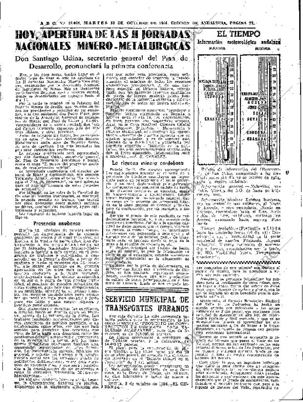 ABC SEVILLA 13-10-1964 página 27