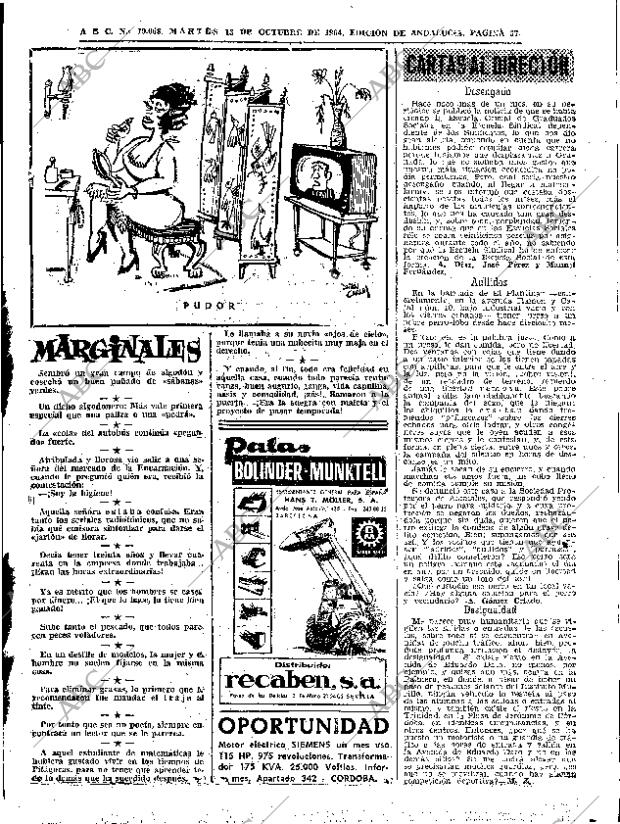 ABC SEVILLA 13-10-1964 página 37