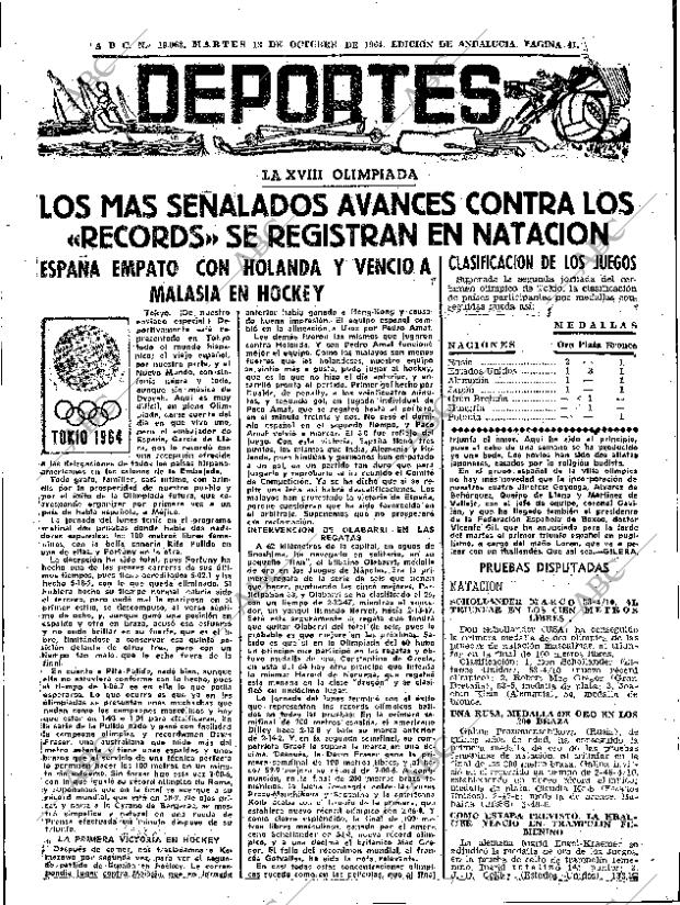 ABC SEVILLA 13-10-1964 página 41