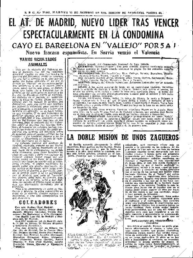 ABC SEVILLA 13-10-1964 página 43