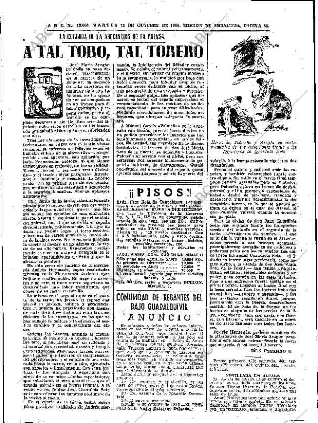 ABC SEVILLA 13-10-1964 página 52