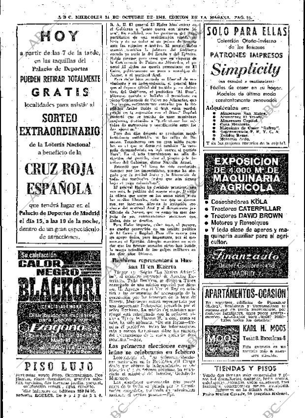 ABC MADRID 14-10-1964 página 54