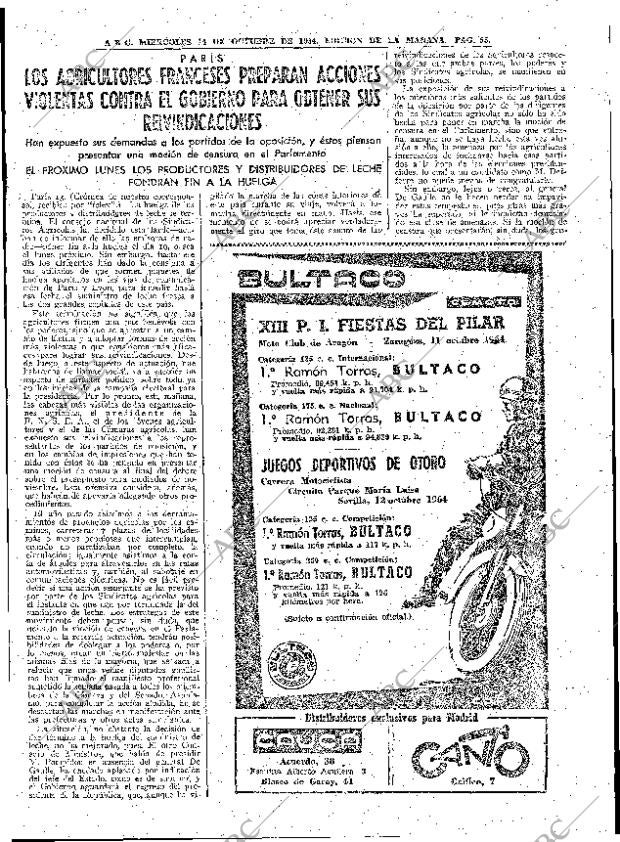 ABC MADRID 14-10-1964 página 55