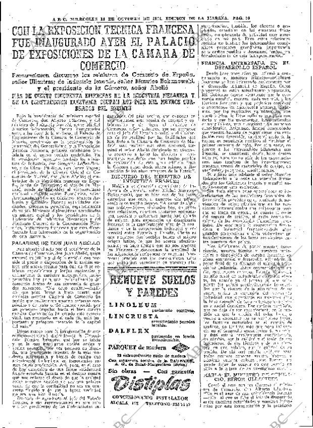 ABC MADRID 14-10-1964 página 59