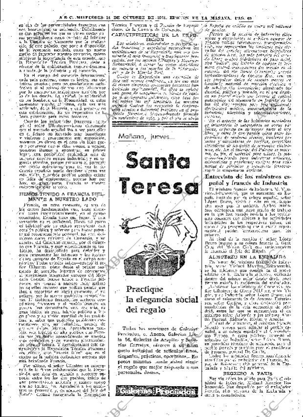 ABC MADRID 14-10-1964 página 60