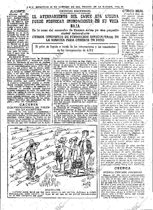 ABC MADRID 14-10-1964 página 63