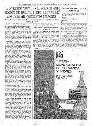 ABC MADRID 14-10-1964 página 65