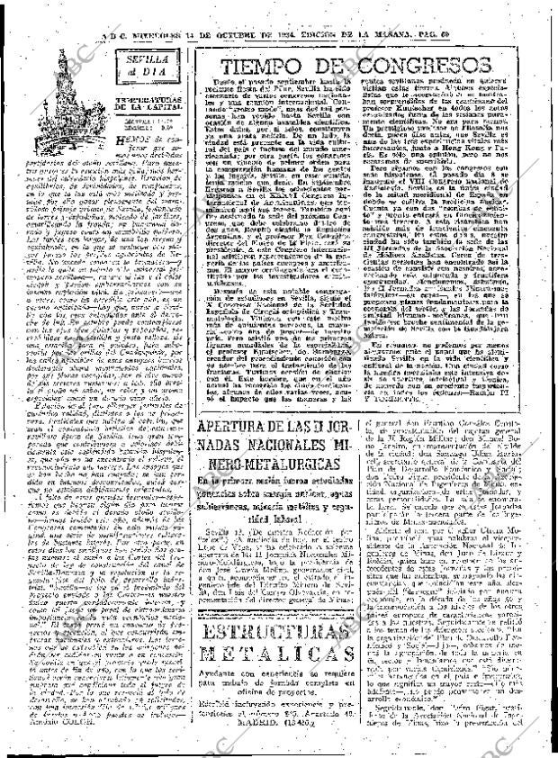 ABC MADRID 14-10-1964 página 69