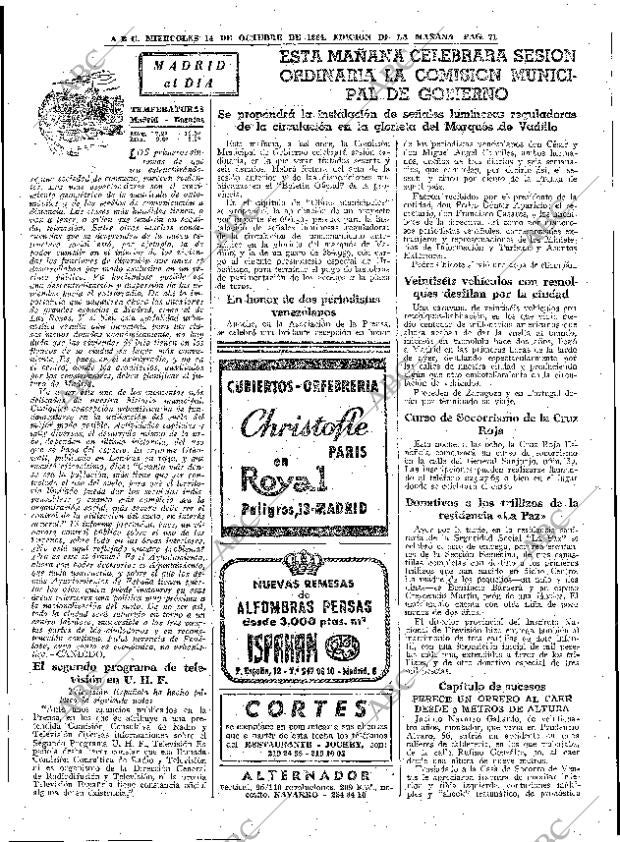 ABC MADRID 14-10-1964 página 71