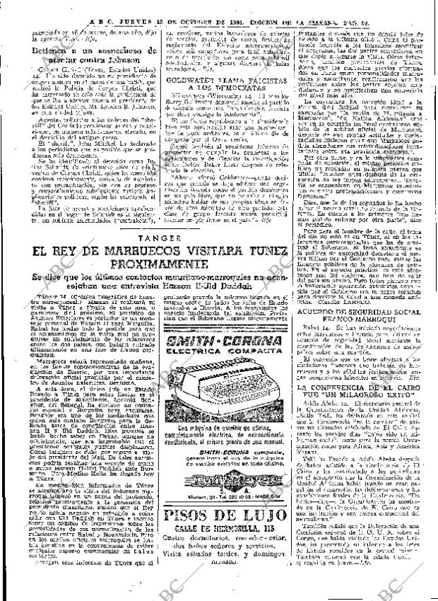 ABC MADRID 15-10-1964 página 52