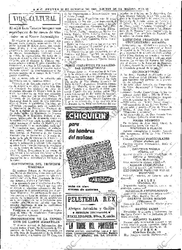 ABC MADRID 15-10-1964 página 69