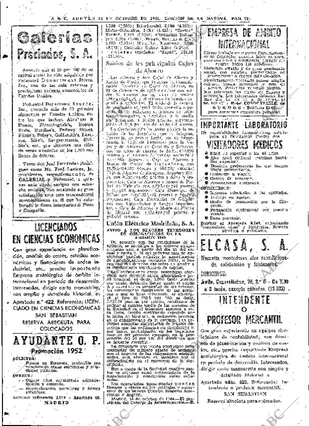 ABC MADRID 15-10-1964 página 72