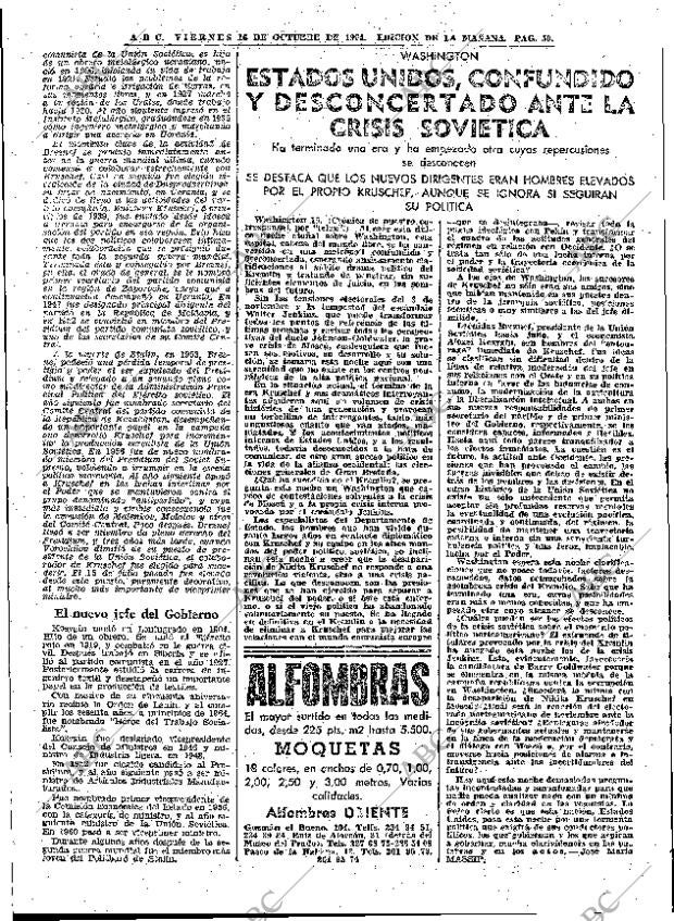 ABC MADRID 16-10-1964 página 50