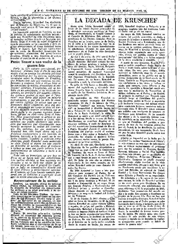 ABC MADRID 16-10-1964 página 52