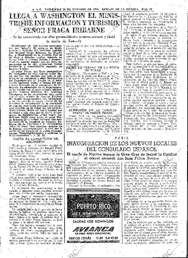 ABC MADRID 16-10-1964 página 57