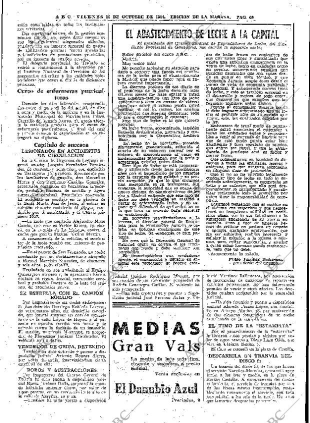 ABC MADRID 16-10-1964 página 69