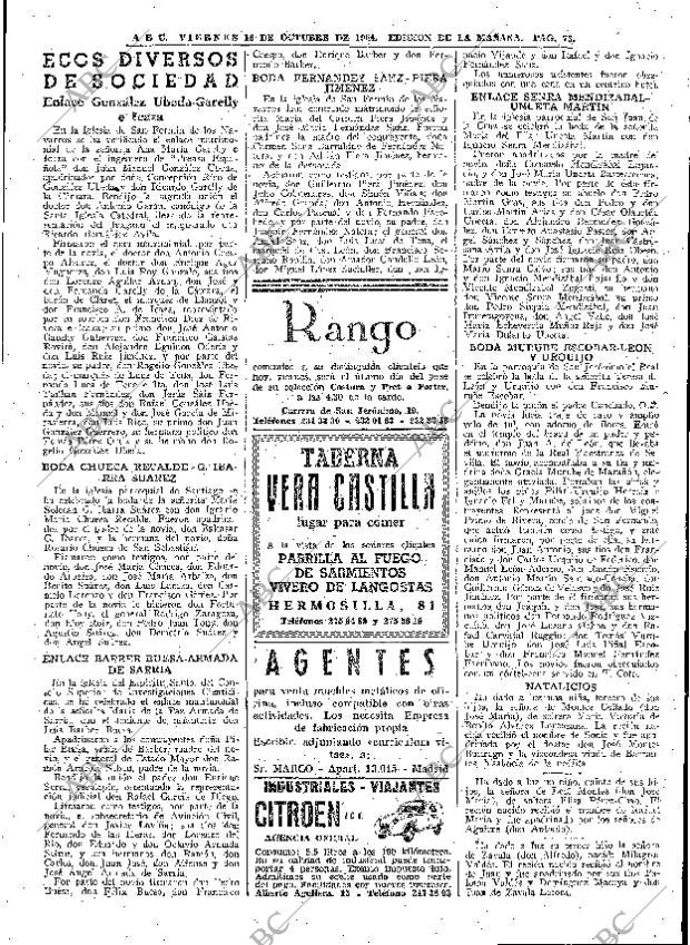 ABC MADRID 16-10-1964 página 73