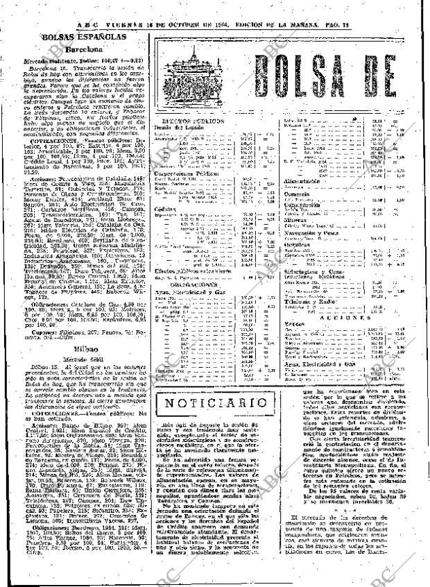 ABC MADRID 16-10-1964 página 74