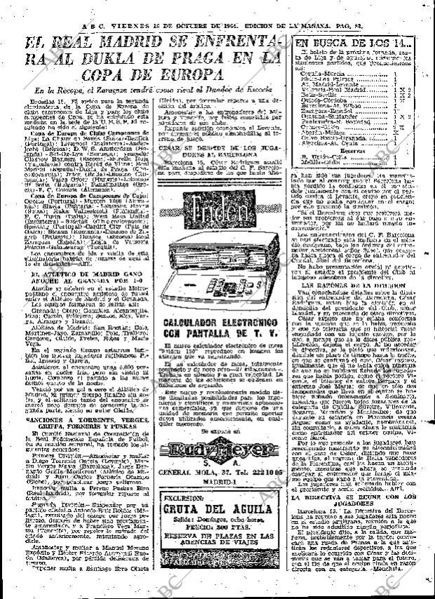 ABC MADRID 16-10-1964 página 83