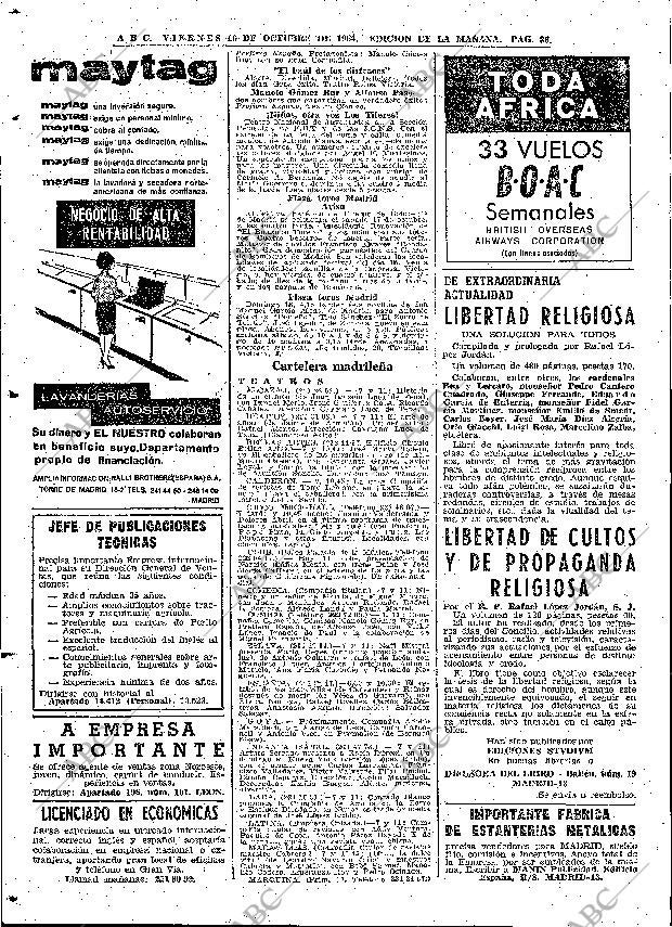 ABC MADRID 16-10-1964 página 86
