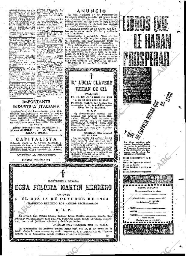ABC MADRID 16-10-1964 página 99