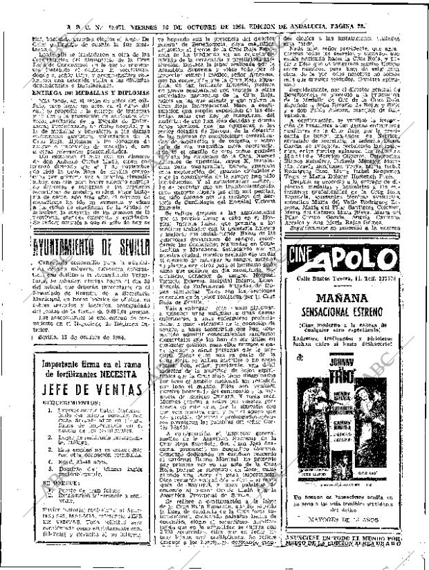 ABC SEVILLA 16-10-1964 página 36