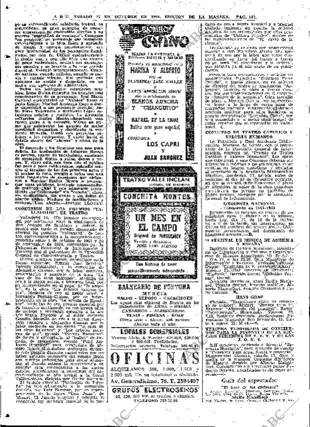 ABC MADRID 17-10-1964 página 102