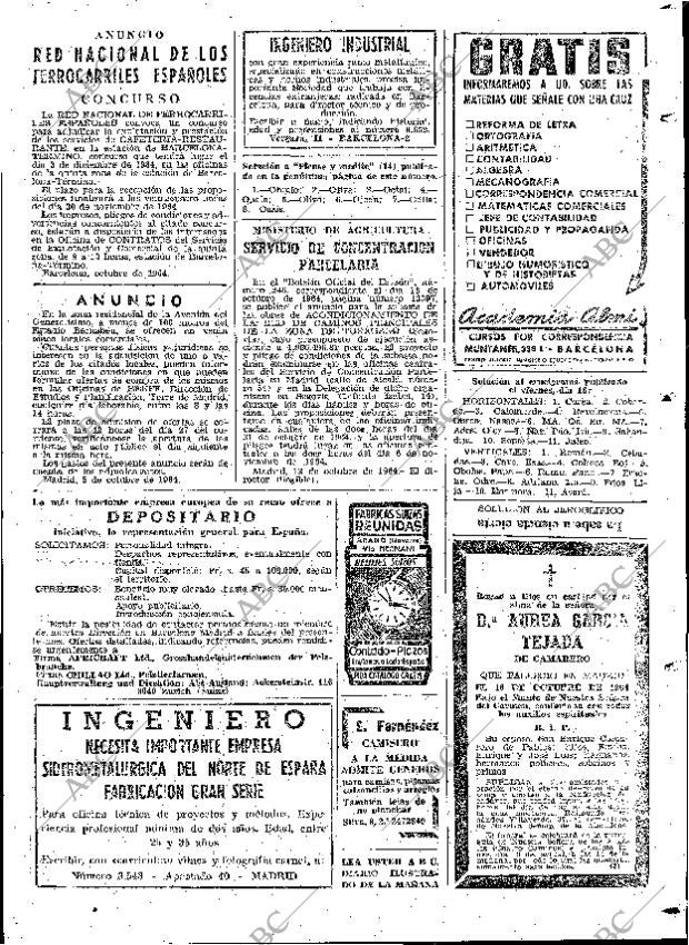 ABC MADRID 17-10-1964 página 117