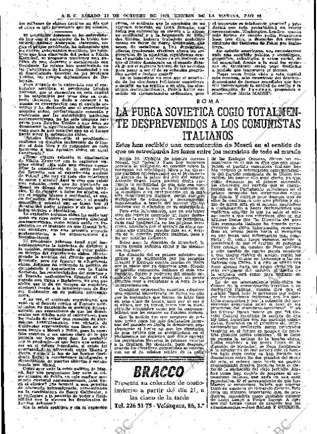 ABC MADRID 17-10-1964 página 68