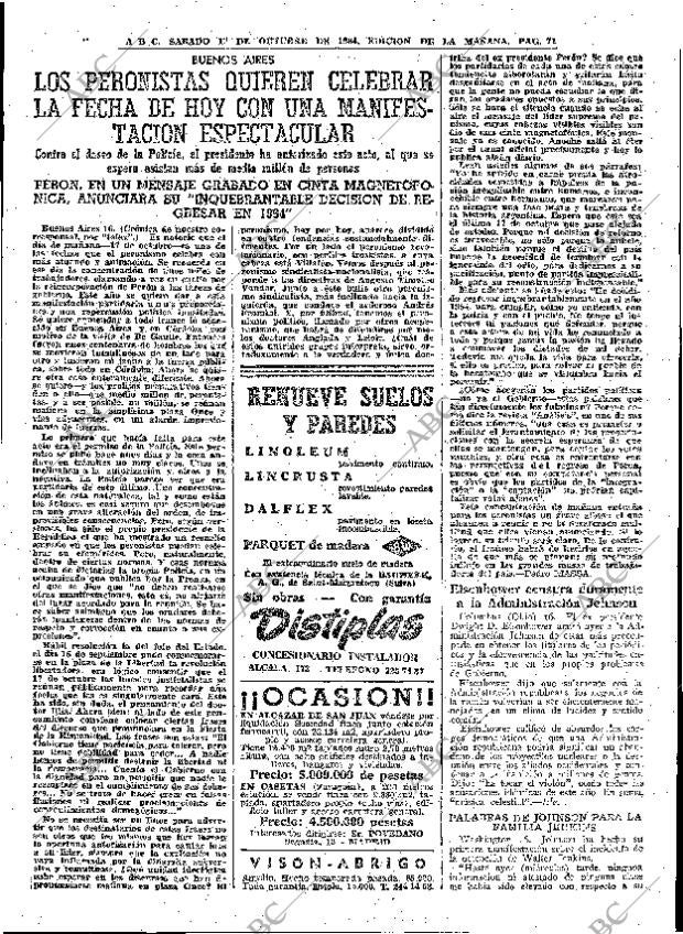 ABC MADRID 17-10-1964 página 71