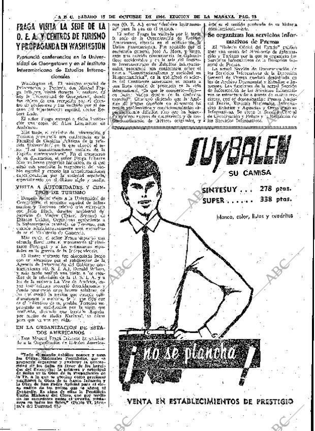 ABC MADRID 17-10-1964 página 75