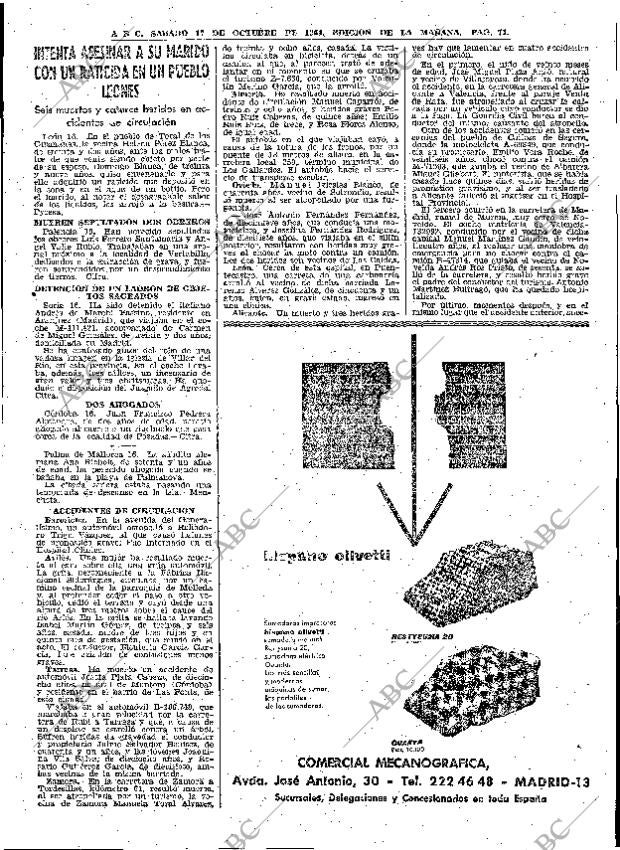 ABC MADRID 17-10-1964 página 77