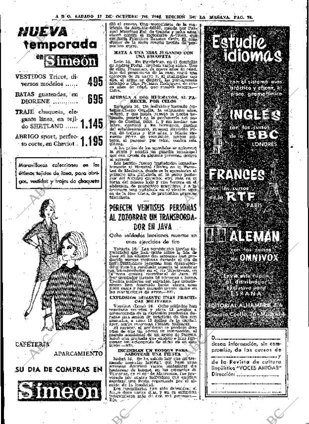 ABC MADRID 17-10-1964 página 78
