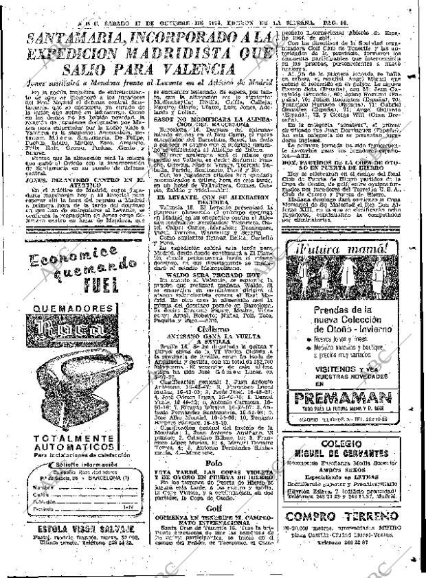 ABC MADRID 17-10-1964 página 99