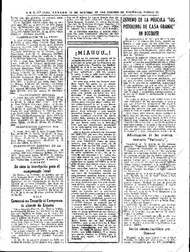 ABC SEVILLA 17-10-1964 página 57