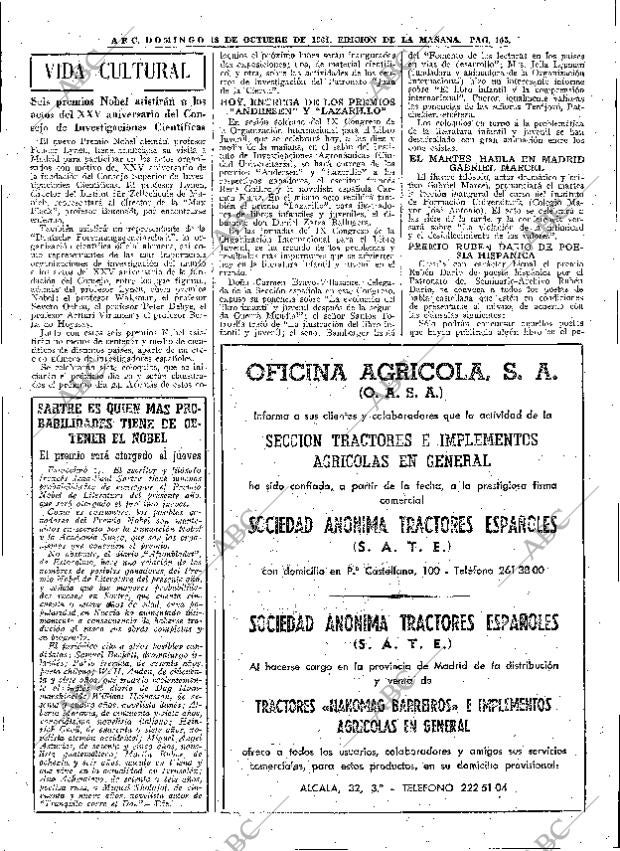 ABC MADRID 18-10-1964 página 105