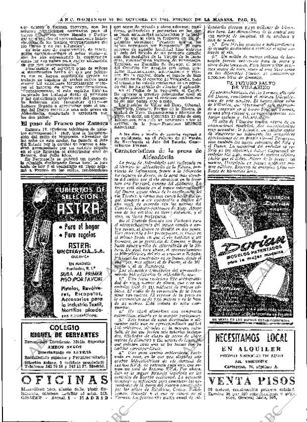 ABC MADRID 18-10-1964 página 84