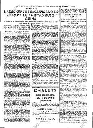ABC MADRID 18-10-1964 página 87
