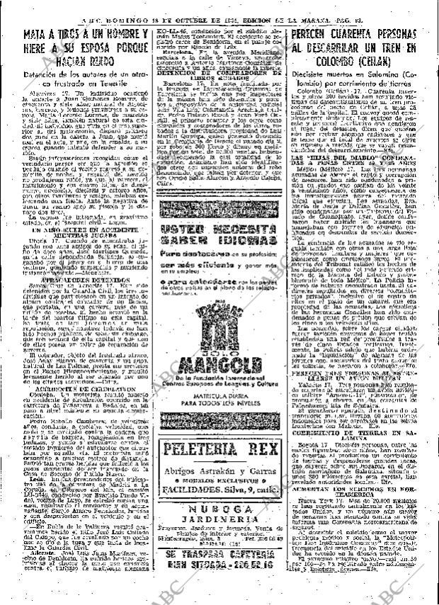 ABC MADRID 18-10-1964 página 93