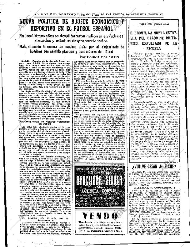 ABC SEVILLA 18-10-1964 página 97