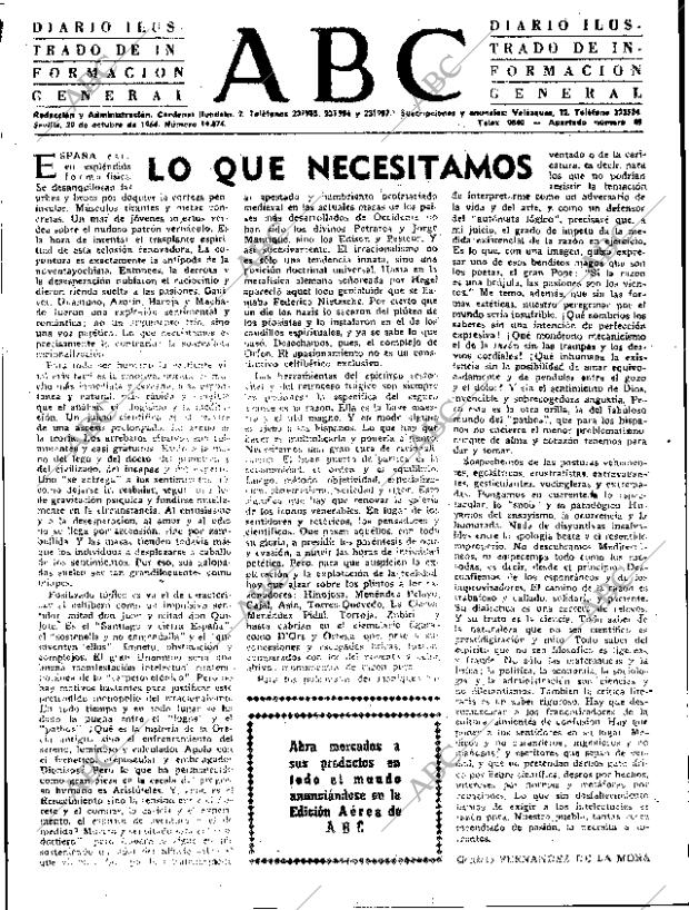 ABC SEVILLA 20-10-1964 página 3